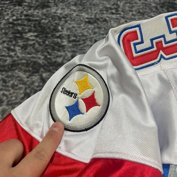 Troy Polamalu Pittsburgh Steelers 2008 Pro Bowl Jersey Size 52 Reebok NFL Away Jerseys